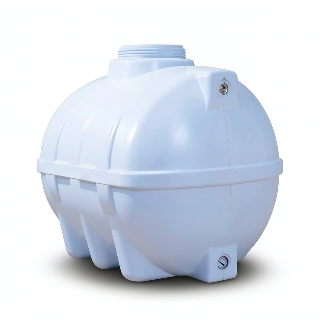 Water Tank 1500 Liter Horizontal Polyethylene, Height 110 cm & 121 cm