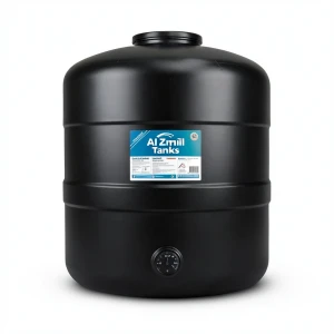 Water Tank 100000 Liter Polyethylene Underground, Black | Al Zamil Tanks