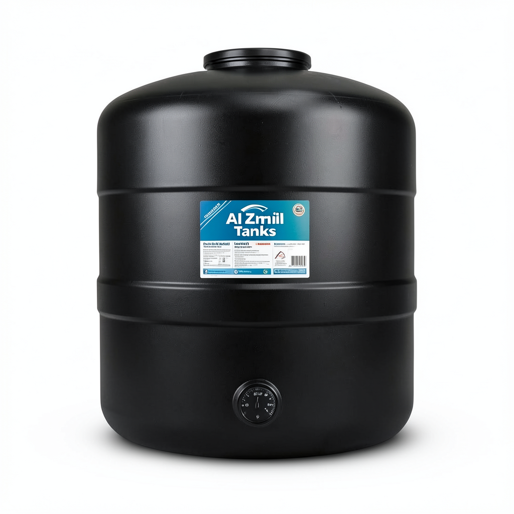 Water Tank 100000 Liter Polyethylene Underground, Black | Al Zamil Tanks