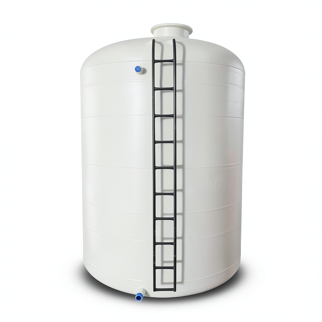 Water Tank Marjan Vertical Fiberglass 5000 Liter, Diameter 149 cm, Height 310 cm