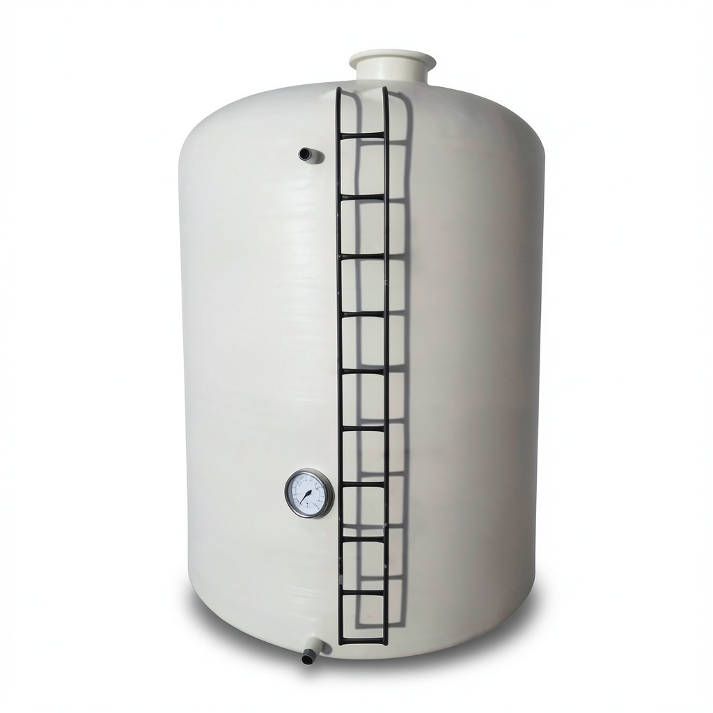 Water Tank Marjan Vertical Fiberglass 70000 Liter, Diameter 350 cm, Height 820 cm