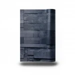 Modern Wallpaper, Size 10m×53cm, Black with Gray color 