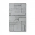 Modern Wall Covering, Length 10 meters, Width 53 cm, Gray Color