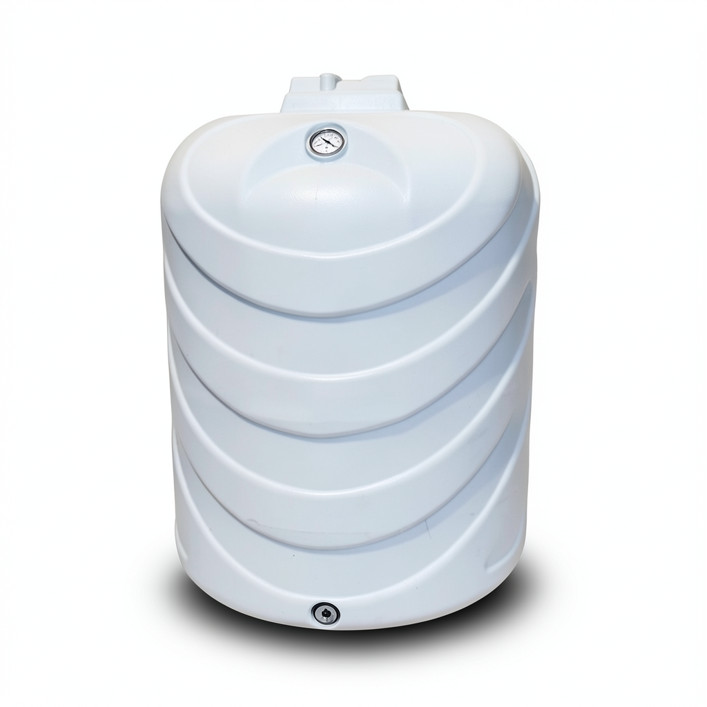 Water Tank 2500 Liter Fiberglass Vertical 121cm Diameter 242cm Height