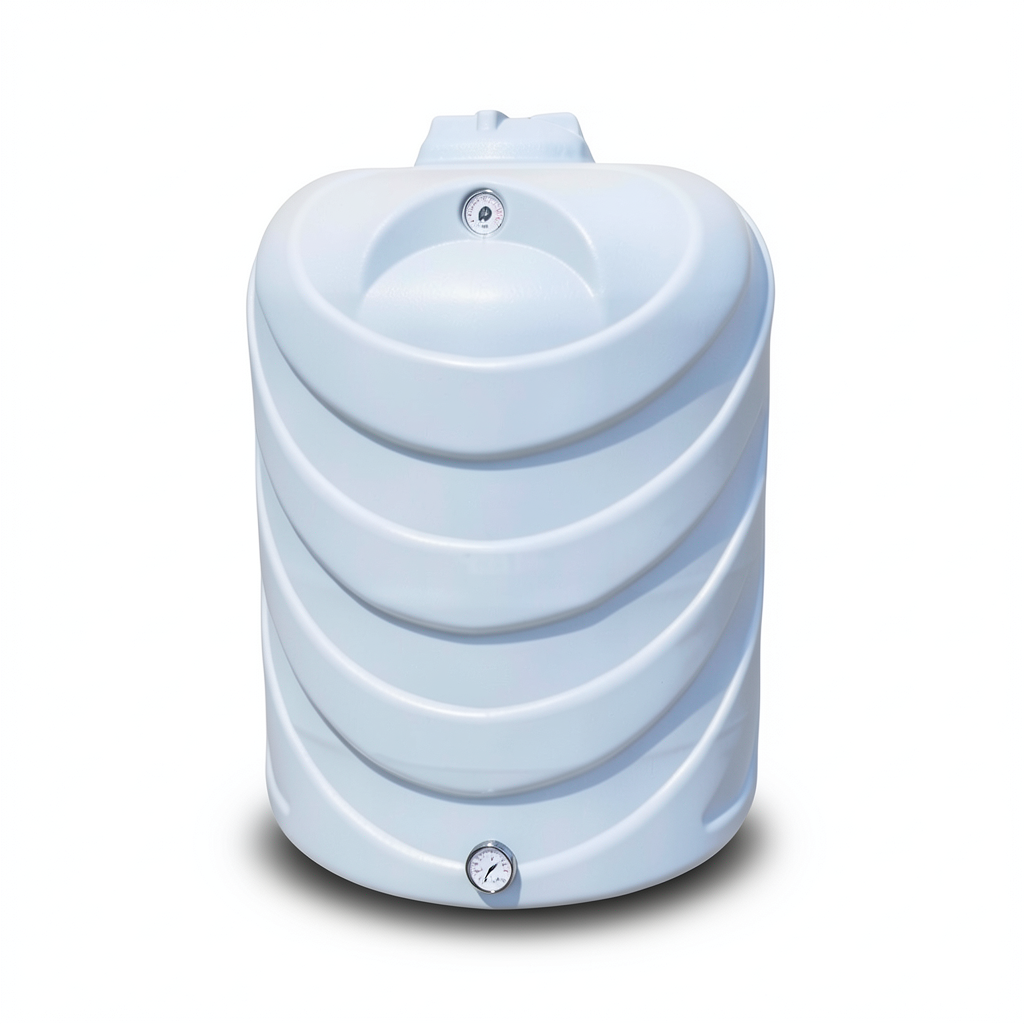 Water Tank 4000 Liter Fiberglass Vertical, Diameter 149-160 cm, Height 225-256 cm