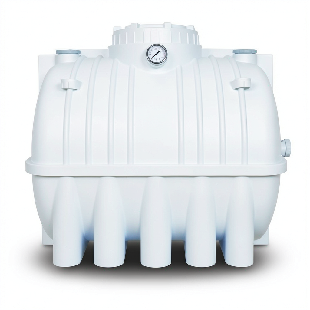 Water Tank 500 Liter Polyethylene Horizontal 121×82 cm