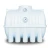 Water Tank Horizontal Polyethylene 1500 liter, Length 167 cm - Image 1