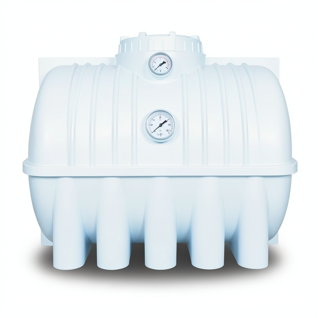 Water Tank Horizontal Polyethylene 1500 liter, Length 167 cm