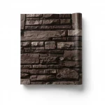 Modern Wallpaper, Size 15.6m×100cm, dark brown color 