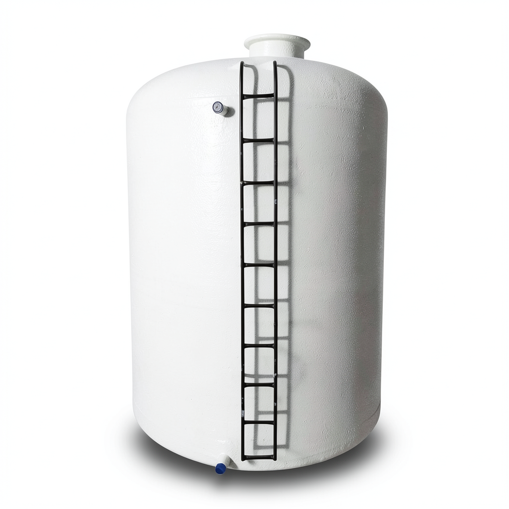 Water Tank Marjan Vertical Fiber Glass 11000 Liter, Diameter 180 cm, Height 460 cm