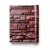 Modern Wallpaper, Size 15.6m×100cm, red with brown color 
