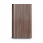 ورق حائط تصميم مقلم، لون بني، مقاس 15.6 م×106 سم