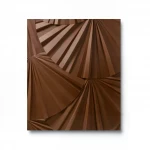 3D Design Wallpaper, Size 15.6m×106cm, brown color 