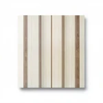 Wallpaper, Striped Design, Beige with brown stripes color, Size 15.6m×100cm 