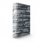 Modern Wallpaper, Size 15.6m×100cm, Gray color 