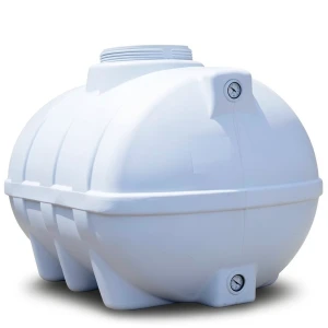 Water Tank Fiberglass Horizontal 10000 Liter Capacity, Diameter 149-184 cm