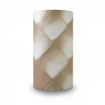 3D Design Wallpaper, Length 10 meters, Width 53 cm, brown and white Color