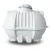 Marjan Water Tank Polyethylene Horizontal 500 Liter Capacity - Image 1