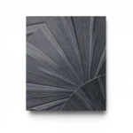3D Design Wallpaper, Length 15.6 meters, Width 106cm, Dark Gray Color