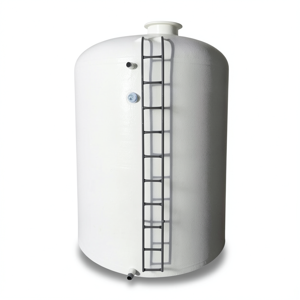 Water Tank Marjan Vertical Fiberglass 4000 Liter, Diameter 121 cm, Height 370 cm