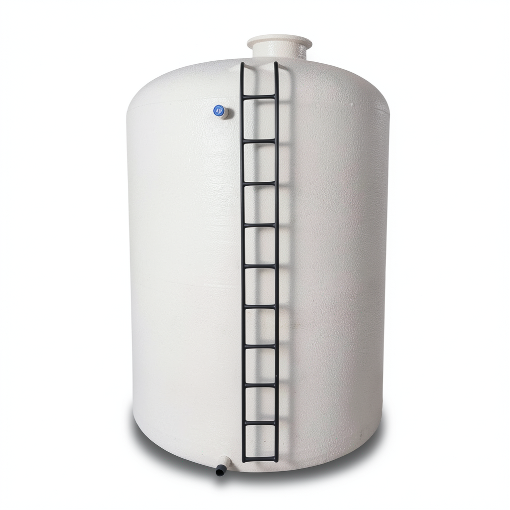 Water Tank Marjan Vertical Fiberglass 5000 Liter, Diameter 149 cm, Height 310 cm