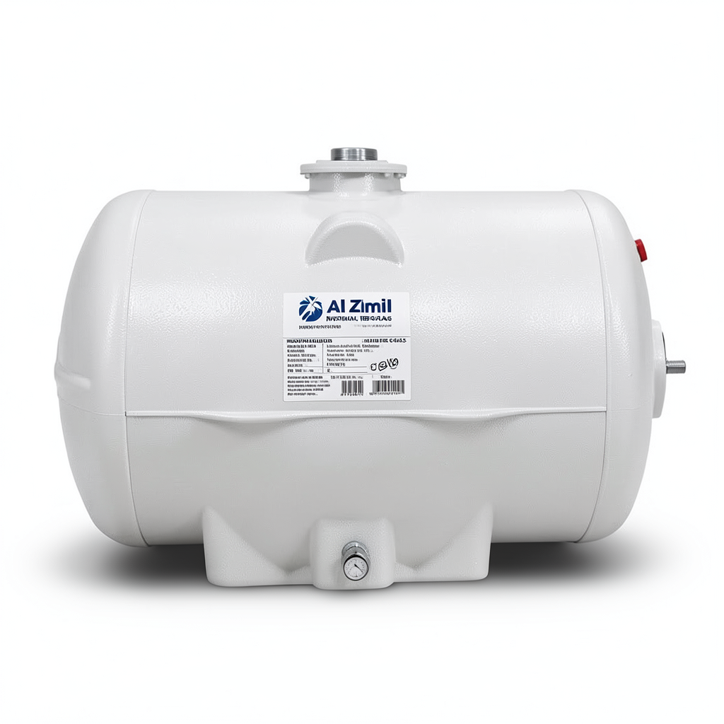 Water Tank Al Zamil Horizontal Fiber Glass 2000 Liter 285×75 cm | Al Zamil Tanks