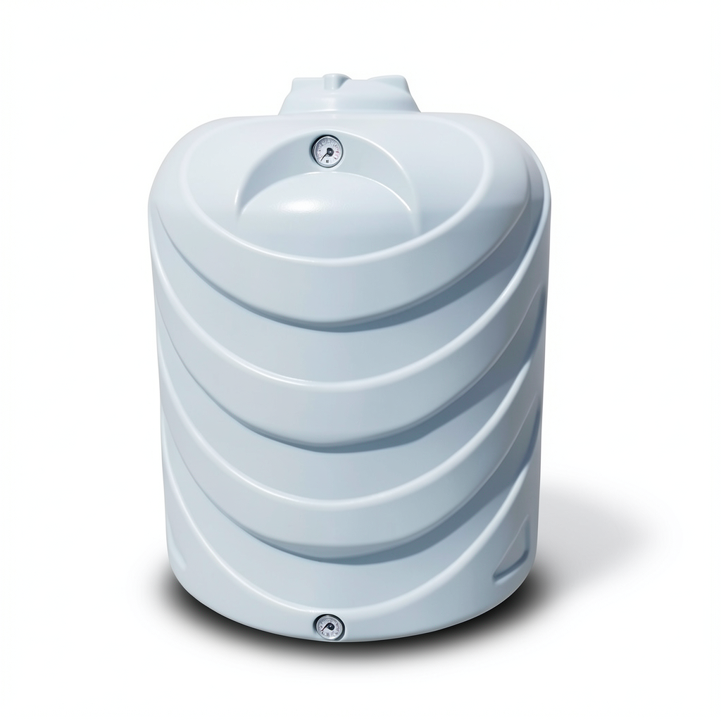 Water Tank 2000 Liter Fiberglass Vertical 121cm Diameter 199cm Height