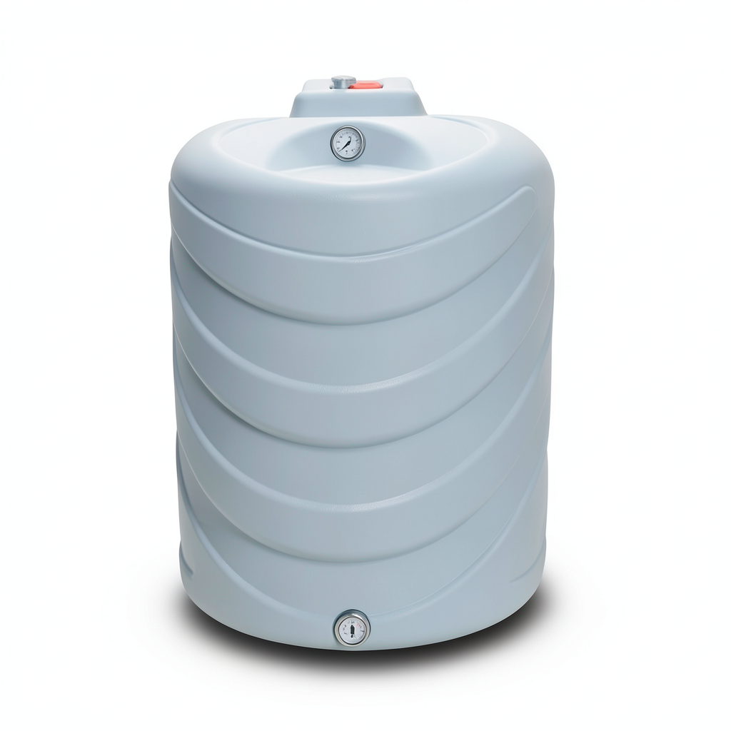 Water Tank 4000 Liter Fiberglass Vertical, Diameter 149-160 cm, Height 225-256 cm