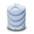 Water Tank 7000 Liter Fiberglass Vertical, Diameter 160-184 cm, Height 307-374 cm - Image 1