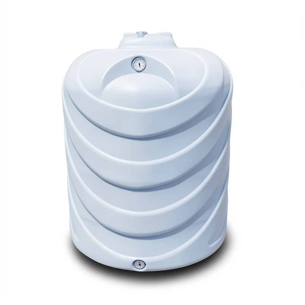 Water Tank Polyethylene Vertical 20000 liter Capacity, 310 cm Diameter
