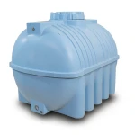 Water Tank Polyethylene Horizontal 25000 liter Capacity, 317 cm Diameter