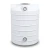 Water Tank 2000 Liter Polyethylene Vertical Short Size 140×125 cm - Image 1