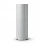 Striped Wall Covering, Vinyl Sheath, Length 15.6m, Width 100cm, Gray Color 