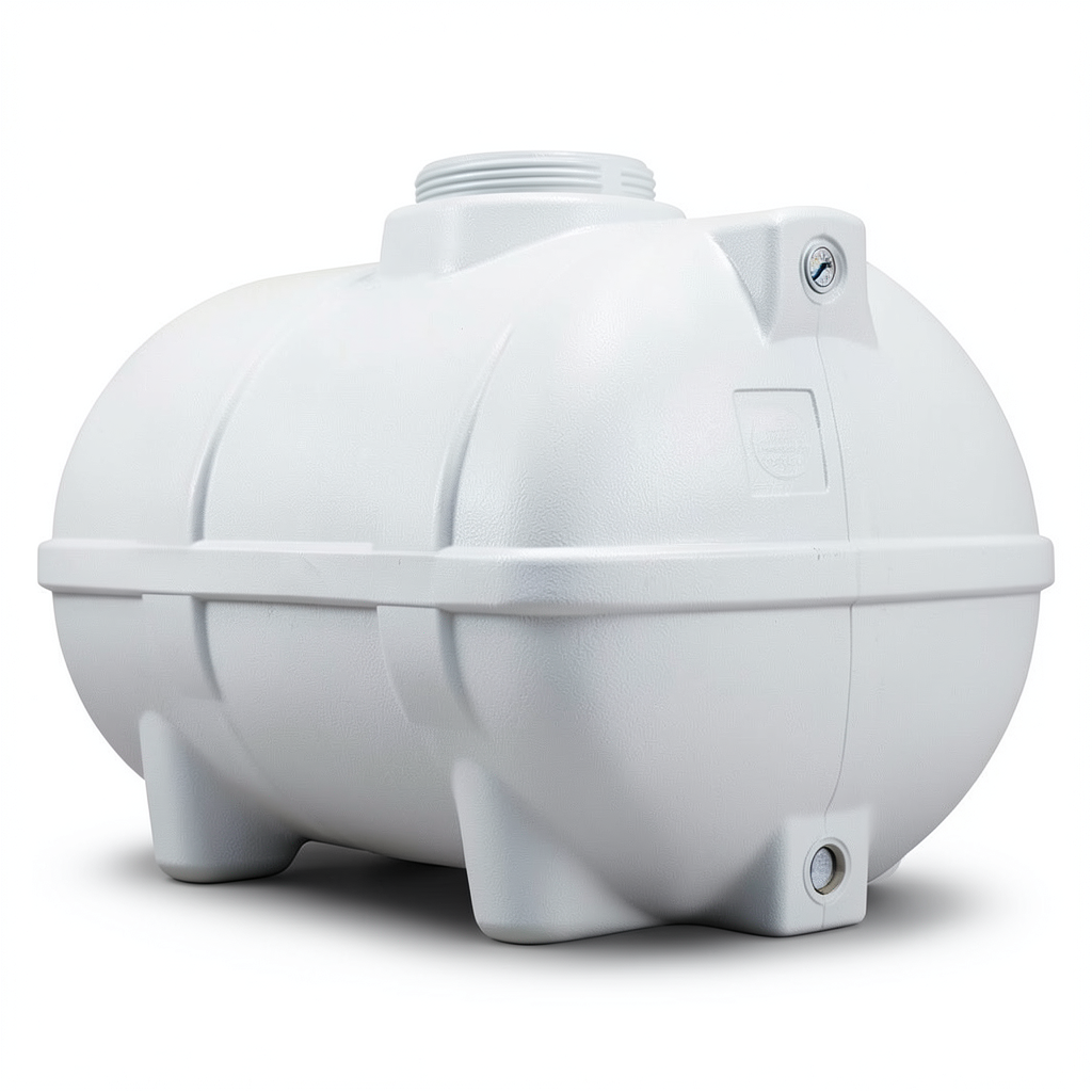 Water Tank 7000 Liter Horizontal Fiberglass, Diameter 149-184 cm