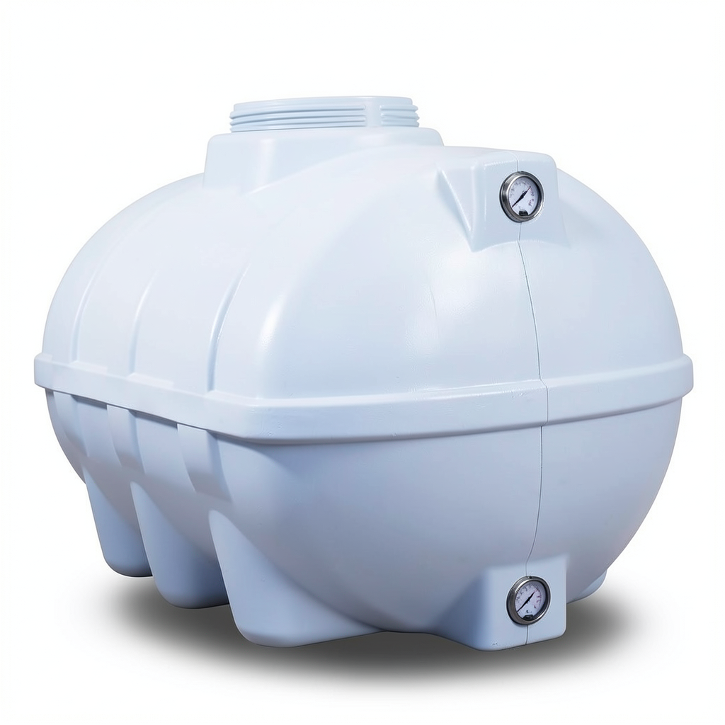 Water Tank 18000 Liter Fiberglass Horizontal, Diameter 184-244 cm