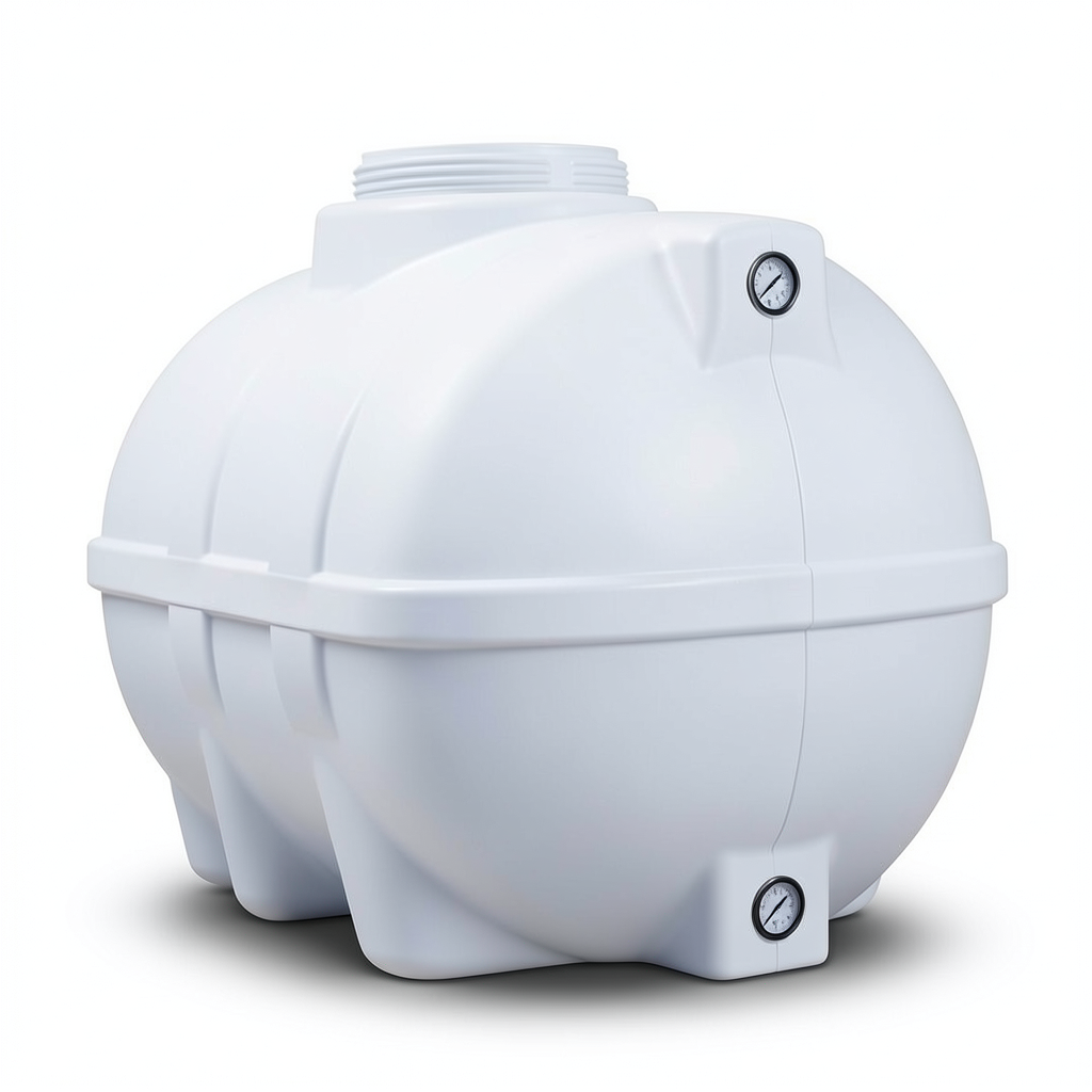 Water Tank 40000 Liter Fiberglass Horizontal, Size 890x608x275 cm