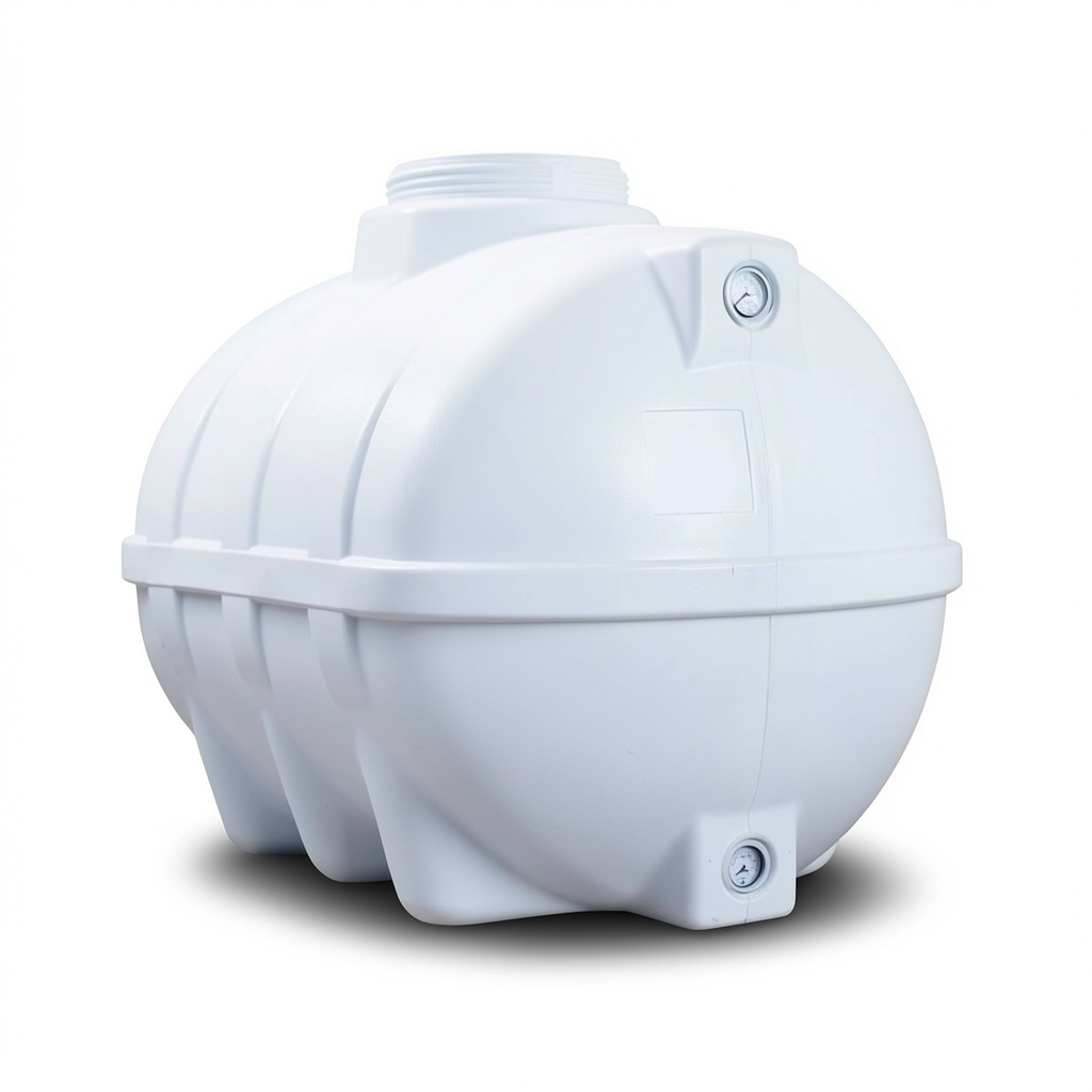 Water Tank 50000 Liter Polyethylene Horizontal, Fiberglass