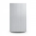 Striped Wall Covering, Vinyl Sheath, Length 15.6m, Width 100cm, Gray Color 