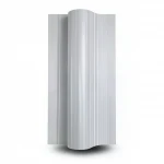 Striped Wall Decoration, Vinyl Sheath, Length 15.6m, Width 100cm, Silver with Gray Color