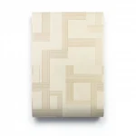Wallpaper, Striped Design, beige Color, Size 15.6m×106cm 