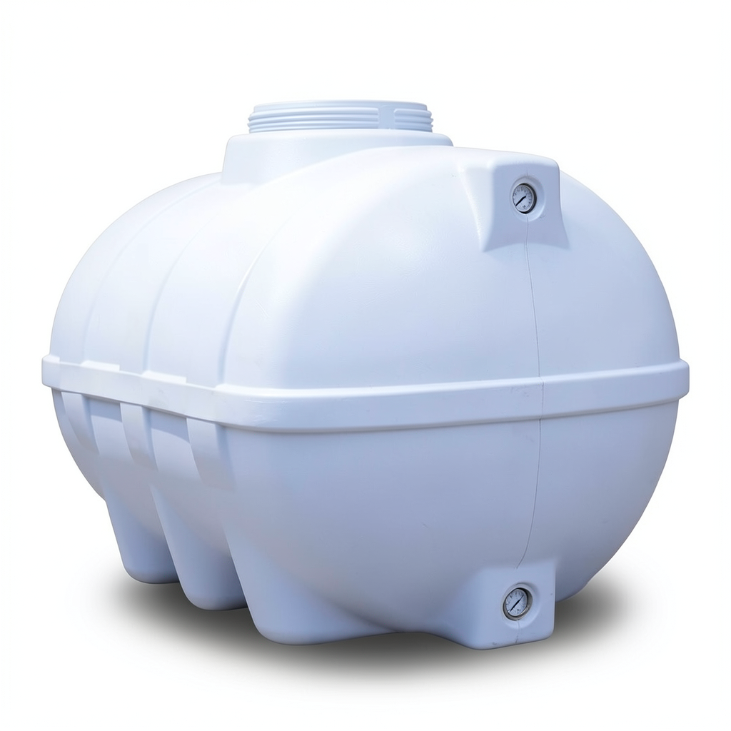 Water Tank 1500 Liter Horizontal Polyethylene, Height 110 cm & 121 cm