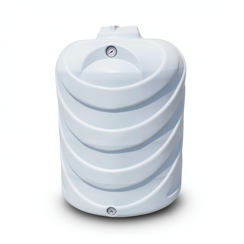 Water Tank 1000 Liter Polyethylene Vertical 90 cm Diameter