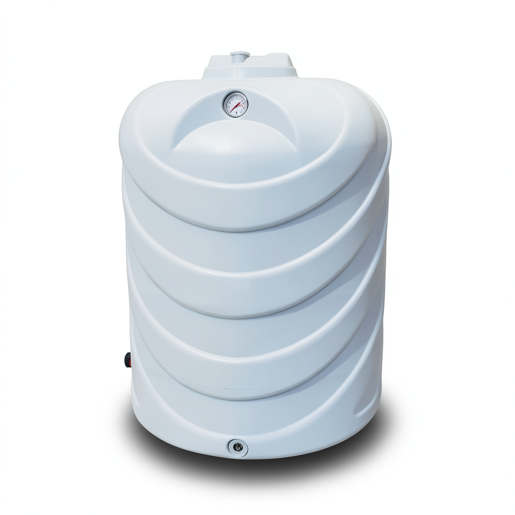 Water Tank 1500 Liter Polyethylene Vertical, 140 cm Diameter