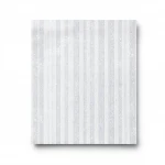 Wall Decoration, Striped Design, snow with light gray Color, Size 15.6m×100cm 
