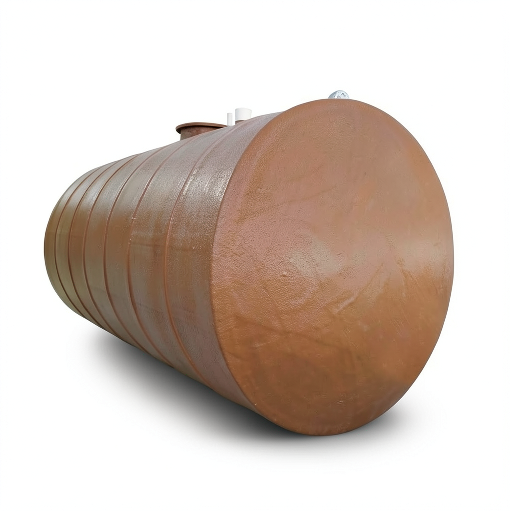 Al Khaleej Water Tank Fiberglass Underground 8000 Liter Capacity, 160 cm Diameter