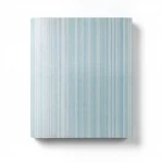 Wallpaper, Striped Design, Cyan with gray color, Size 15.6m×106cm