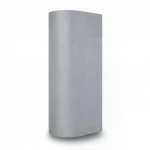 Plain Vinyl Wallpaper, Length 15.6 meters, Width 106 cm, Gray wall Color 