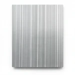 Striped Wall Decoration, Vinyl Sheath, Length 15.6m, Width 100cm, Silver with Gray Color