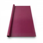 Plain Vinyl Wallpaper, size 15.6m×106cm, Dark Pink Color 