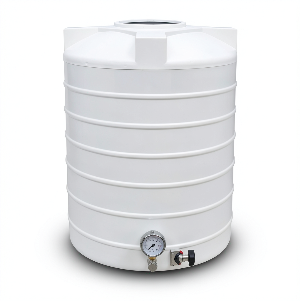 Water Tank 1000 Liter Polyethylene Vertical 99×123 cm